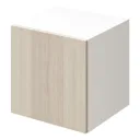 GoodHome Atomia Oak effect Modular furniture door, (H) 372mm (W) 372mm
