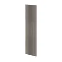 GoodHome Atomia Grey oak effect Modular furniture door, (H) 1497mm (W) 372mm