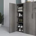 GoodHome Atomia Grey oak effect Modular furniture door, (H) 1122mm (W) 372mm