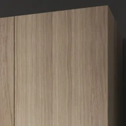 GoodHome Atomia Matt Oak effect Non-mirrored Modular furniture door, (H) 1122mm (W) 497mm