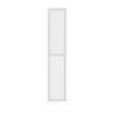 GoodHome Atomia White Transparent Modular furniture door, (H) 1872mm (W) 372mm