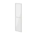 GoodHome Atomia White Transparent Modular furniture door, (H) 1872mm (W) 497mm