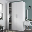 GoodHome Atomia White Modular furniture door, (H) 2247mm (W) 497mm