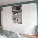 GoodHome Atomia White Modular furniture door, (H) 2247mm (W) 497mm