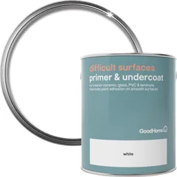 GoodHome Difficult Surfaces White Primer & undercoat, 2.5L