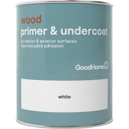 GoodHome Wood White Wood Primer & undercoat, 750ml