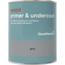GoodHome Wood Grey Wood Primer & undercoat, 750ml