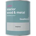 GoodHome Hamptons Satin Metal & wood paint, 0.75L