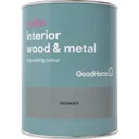 GoodHome Delaware Satin Metal & wood paint, 0.75L