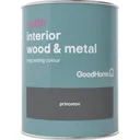 GoodHome Princeton Satin Metal & wood paint, 0.75L