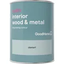 GoodHome Clontarf Satin Metal & wood paint, 0.75L