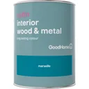 GoodHome Marseille Satin Metal & wood paint, 0.75L