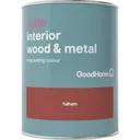 GoodHome Fulham Satin Metal & wood paint, 0.75L