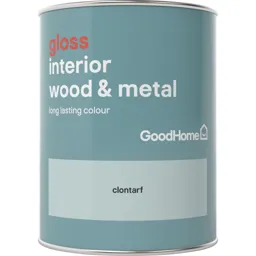 GoodHome Clontarf Gloss Metal & wood paint, 0.75L
