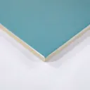 Glina Blue Gloss Ceramic Wall Tile, Pack of 34, (L)297mm (W)97mm