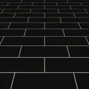 Glina Black Gloss Ceramic Wall Tile, Pack of 34, (L)297mm (W)97mm