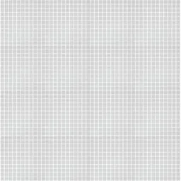 Glina White Glass Mosaic tile sheet, (L)300mm (W)300mm