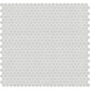 Plain White Frosted Glass Mosaic tile sheet, (L)300mm (W)300mm