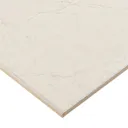 Elegance marble Cream Gloss Marble effect Ceramic Indoor Wall Tile, Pack of 7, (L)600mm (W)200mm