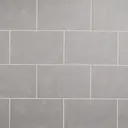 Cimenti Light grey Matt Ceramic Wall Tile, Pack of 10, (L)402.4mm (W)251.6mm