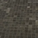 Kontainer Anthracite Matt Concrete effect Porcelain 5x5 Mosaic tile sheet, (L)305mm (W)305mm