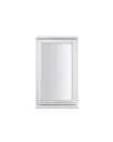 GoodHome Clear Double glazed White Right-handed RH Window, (H)1045mm (W)625mm