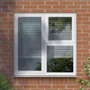 GoodHome Clear Double glazed White uPVC Left-handed Top hung Window, (H)1190mm (W)1190mm