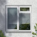 GoodHome Clear Double glazed White Right-handed Top hung Window, (H)1045mm (W)1195mm