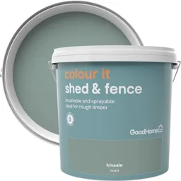 GoodHome Colour it Kinsale Matt Fence & shed Stain, 9L
