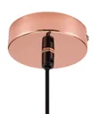 Dharug Copper effect Pendant ceiling light, (Dia)380mm