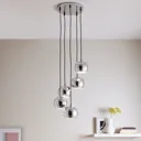 Roccheta Chrome effect 5 Lamp Pendant ceiling light, (Dia)370mm