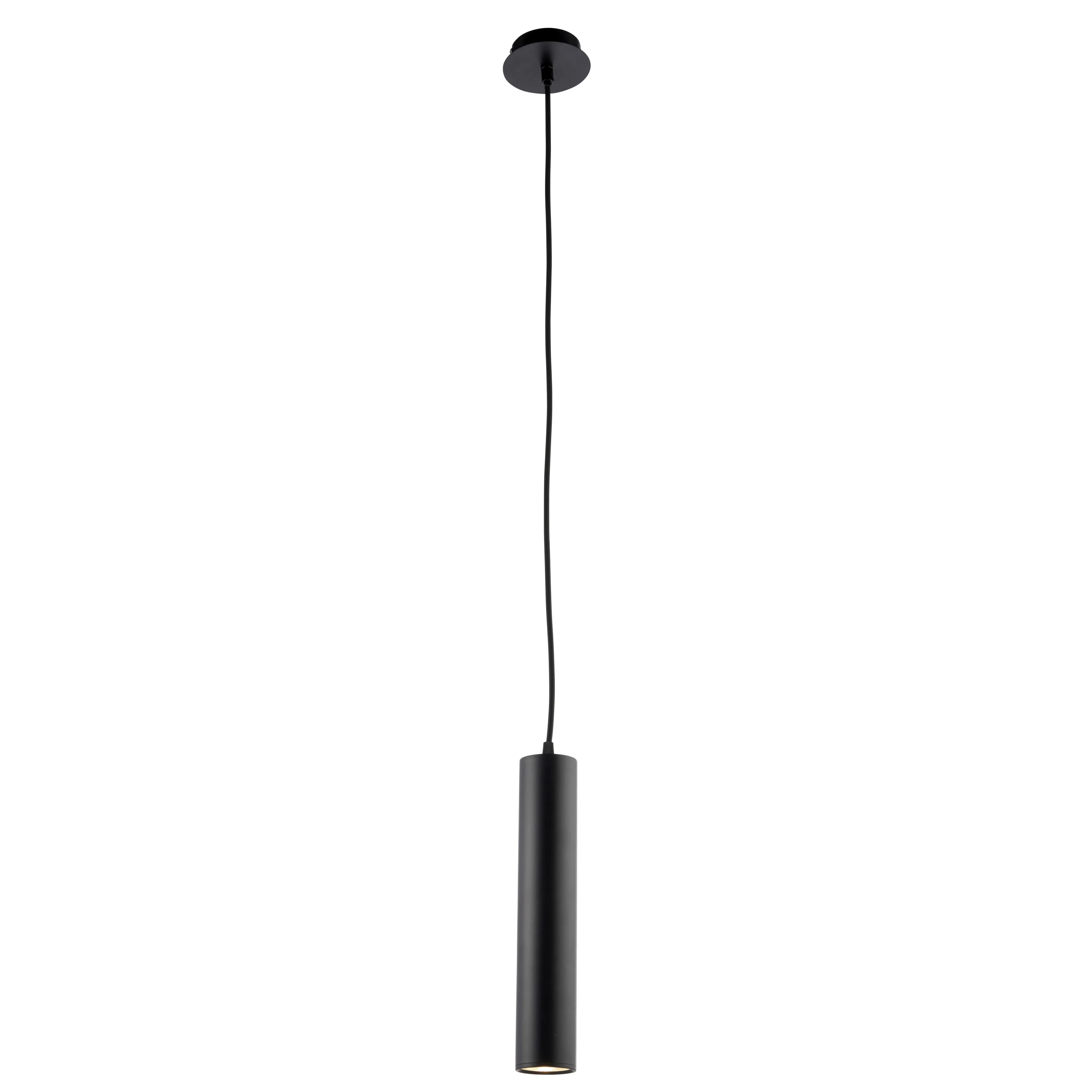 Suartone Matt Black Pendant ceiling light, (Dia)60mm