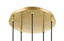 Thestias Brushed Brass effect 5 Lamp Pendant ceiling light, (Dia)380mm