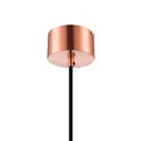 Nedoki Copper effect Pendant ceiling light, (Dia)350mm