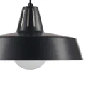 Yarra Matt Black Pendant ceiling light, (Dia)300mm