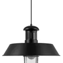 Genly Black Pendant ceiling light, (Dia)390mm