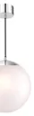 Dacite White Chrome effect Pendant ceiling light, (Dia)280mm