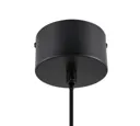 Crozon Dark grey Pendant ceiling light, (Dia)380mm