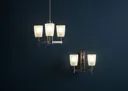 Quadryx Chrome effect Double Wall light