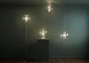 GoodHome Delmez Transparent Floor light