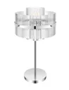 GoodHome Rhyolit Chrome effect Table light