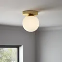 Baldaz Brushed Brass effect Pendant ceiling light, (Dia)160mm