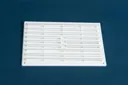 Timloc Internal Louvre Grille Vent with Flyscreen 9x6 White Plastic
