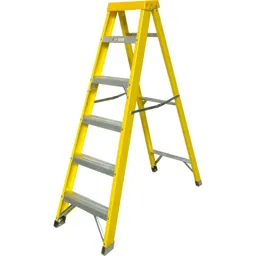 Zarges Fibreglass Swingback Step Ladder - 6
