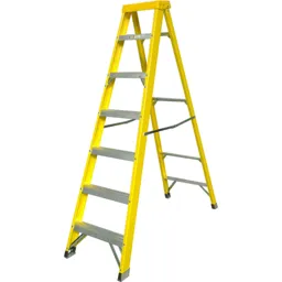 Zarges Fibreglass Swingback Step Ladder - 7