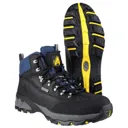 Amblers Mens Safety FS161 Waterproof Hiker Safety Boots - Black, Size 13