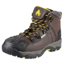Amblers Mens Safety FS39 Waterproof Safety Boots - Brown, Size 10