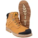 Amblers Mens Safety FS226 Goodyear Welted Waterproof Industrial Safety Boots - Honey, Size 6