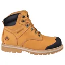 Amblers Mens Safety FS226 Goodyear Welted Waterproof Industrial Safety Boots - Honey, Size 11