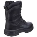 Amblers Mens Safety Combat Hi-Leg Waterproof Metal Free Boots - Black, Size 4